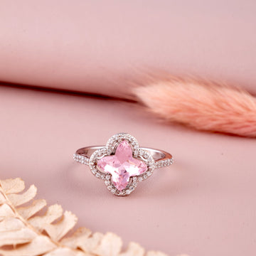 Morganite Jem Ring (White Gold)