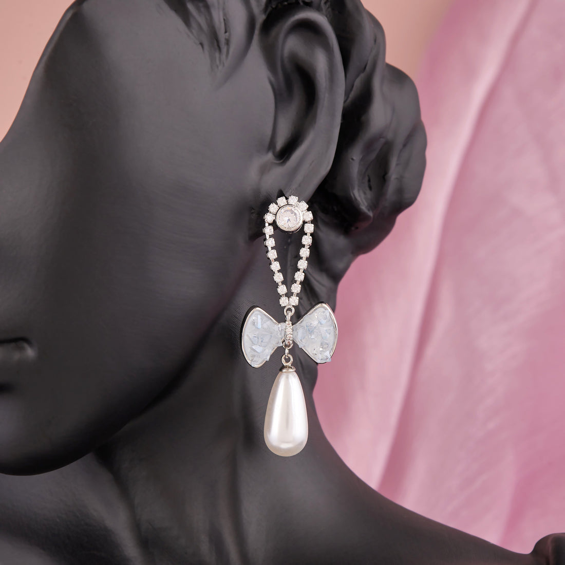 Hanging Ribbon Earring