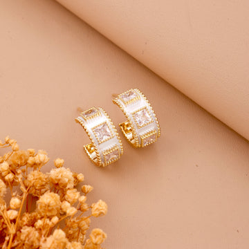 Golden Prestige Earrings (White Gold)