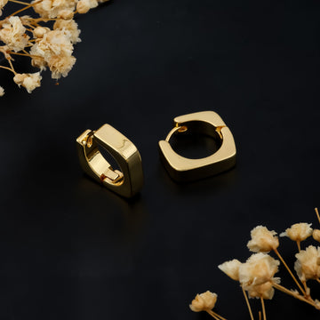 Kashvi Hoops Earrings (Yellow Gold)