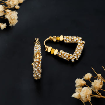 Samaira Hoops Earrings (Yellow Gold)