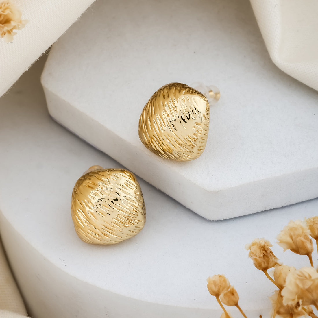 Aurelia Drops Earrings (Yellow Gold)