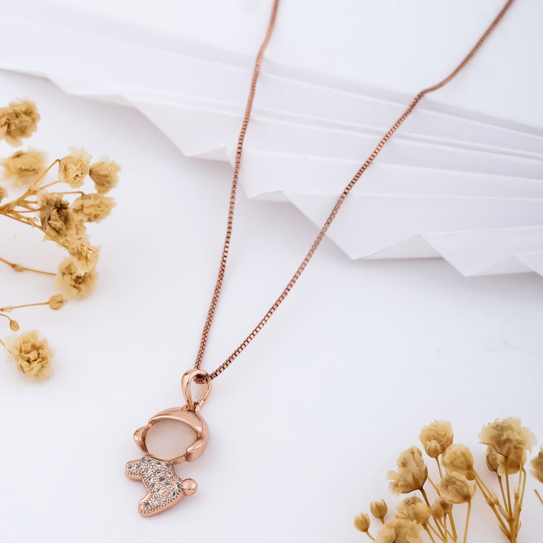 Cosmic Cutie Necklace (Rose Gold)