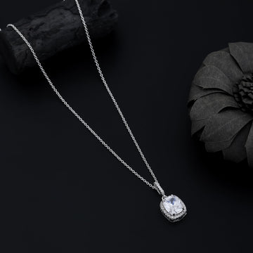 Moonlight Grace Necklace (White Gold)