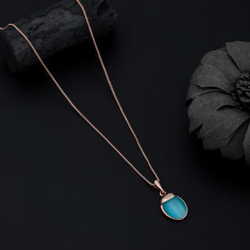 Sea Serenity Necklace (Rose Gold)