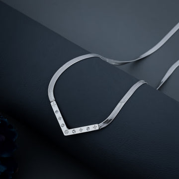 Silver Apex Necklace
