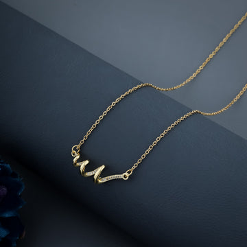 Diamond Studed Spin Necklace