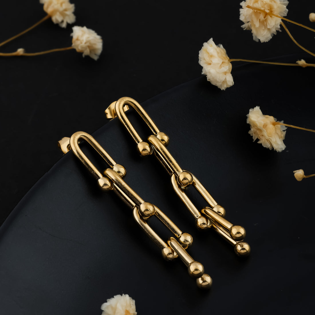 Hardwear Link Earrings (Yellow Gold)