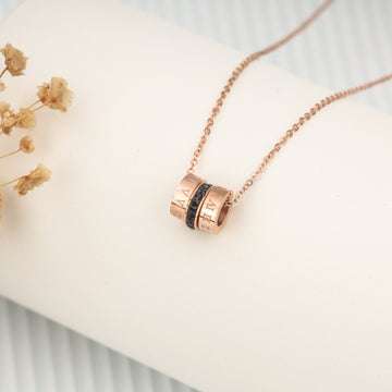 Timeless Duo Necklace (Rose Gold)