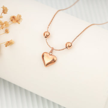 Heartlet Necklace (Rose Gold)