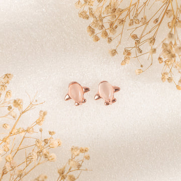 Baby Fish Earring (Rose Gold)