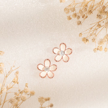 Blossom Bliss Earrings (Rose Gold)