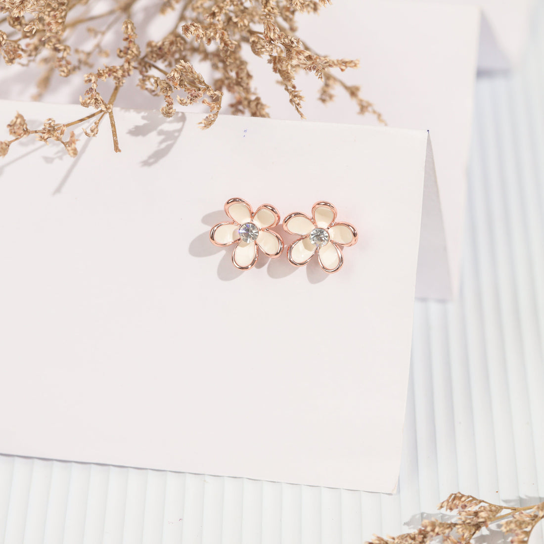 Blossom Bliss Earrings (Rose Gold)