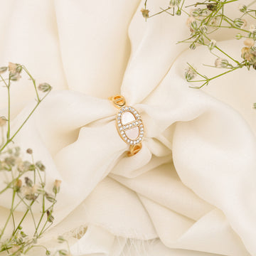 Chaine Contour Ring (Yellow Gold)