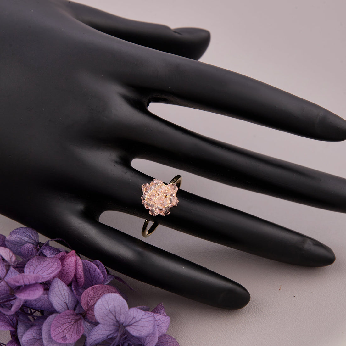 Cluster Diamond Ring (Yellow Gold)