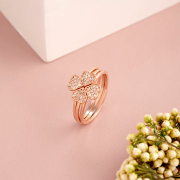 Open Heart Ring (Rose Gold)