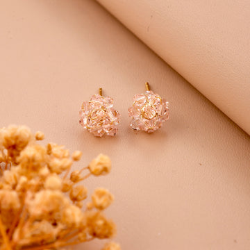 Cluster Diamond Earring (Rose Gold)