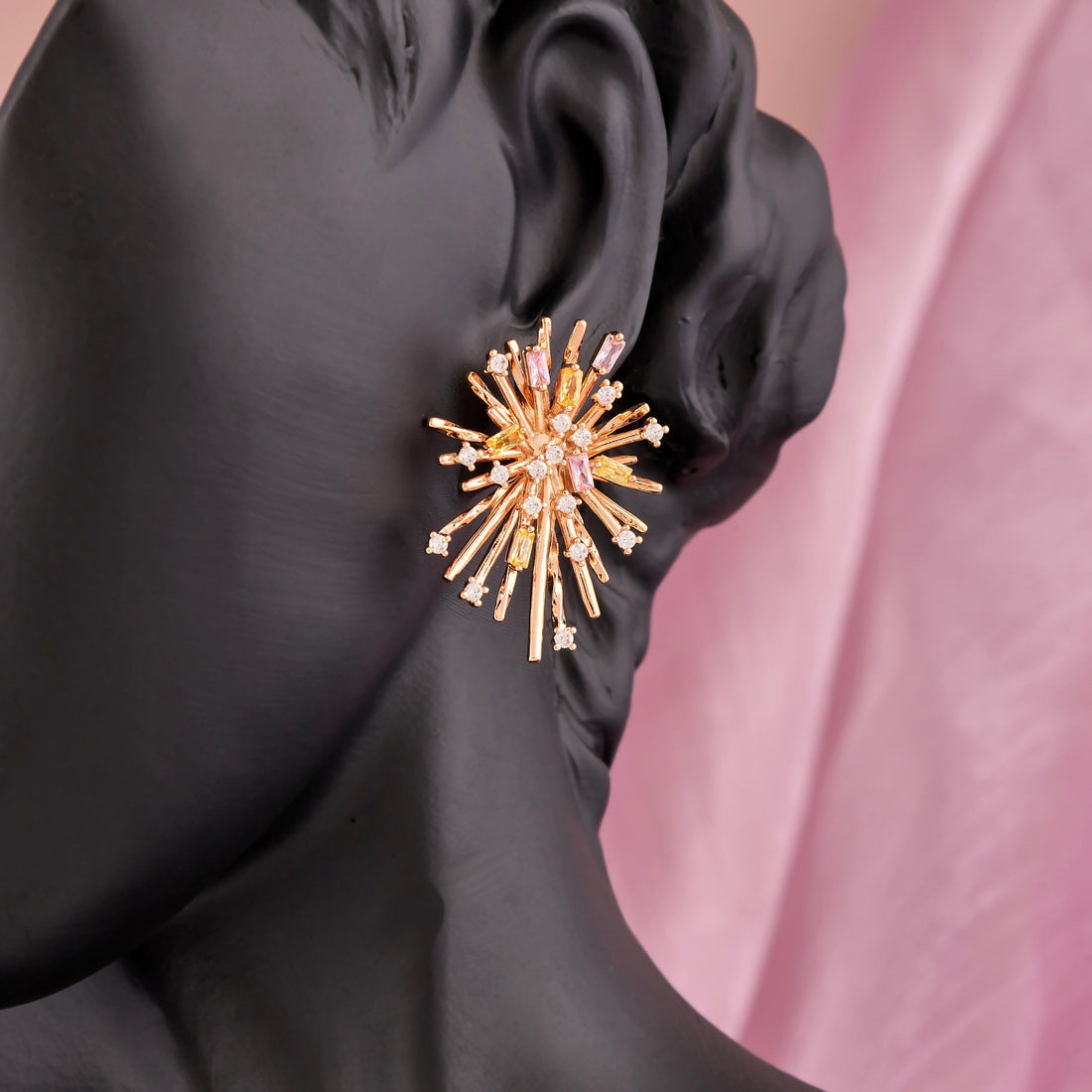 Chandelier Diamond Earring (Rose Gold)